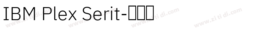 IBM Plex Serit字体转换